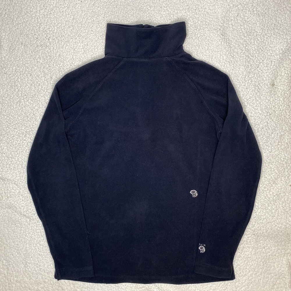 Mountain Hardwear Women’s Black Fleece 1/4 Zip Pullover: Size Medium - Picture 2 of 8
